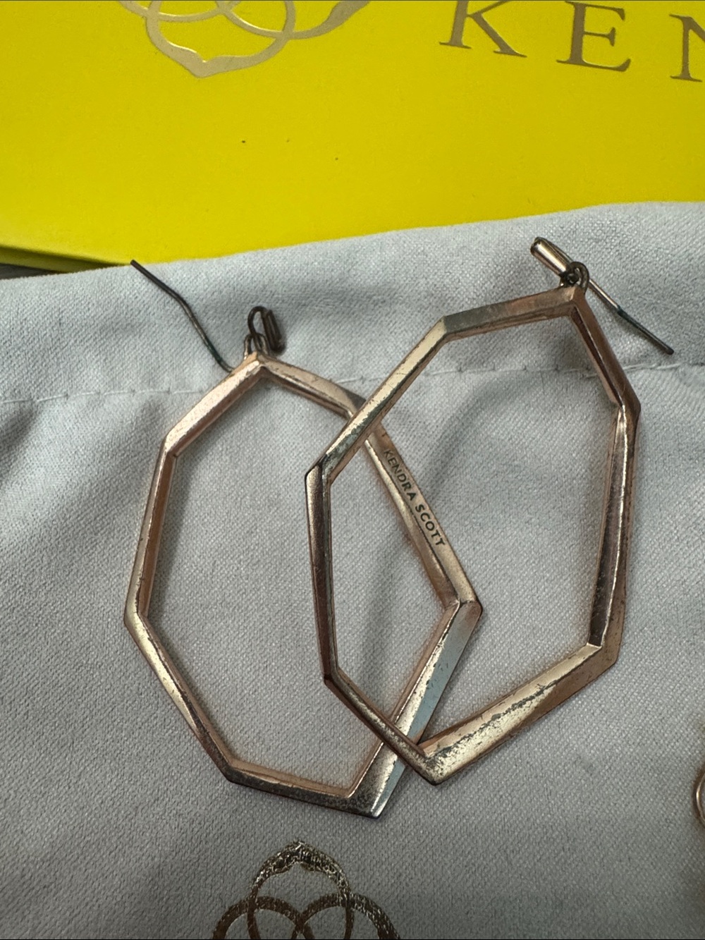 Kendra Scott Rose Gold & Black Earring Collection - Picture 3 of 5